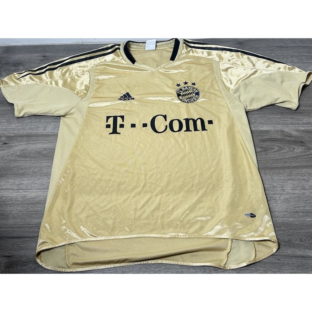 Bayern Munich Away football shirt 2004 Soccer Adidas Jersey Mens Trikot Size L